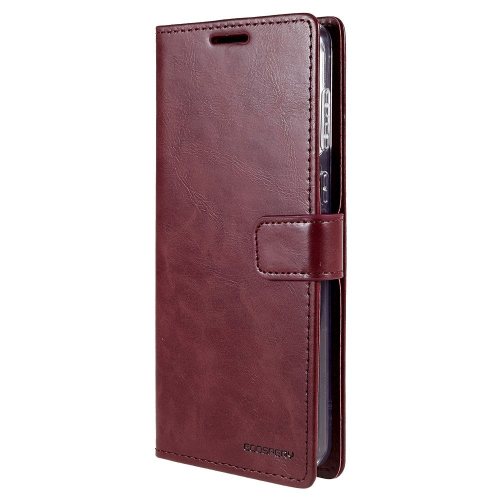 Goospery Blue Moon Samsung Galaxy A73  5g  Læder Cover    Pung Brun