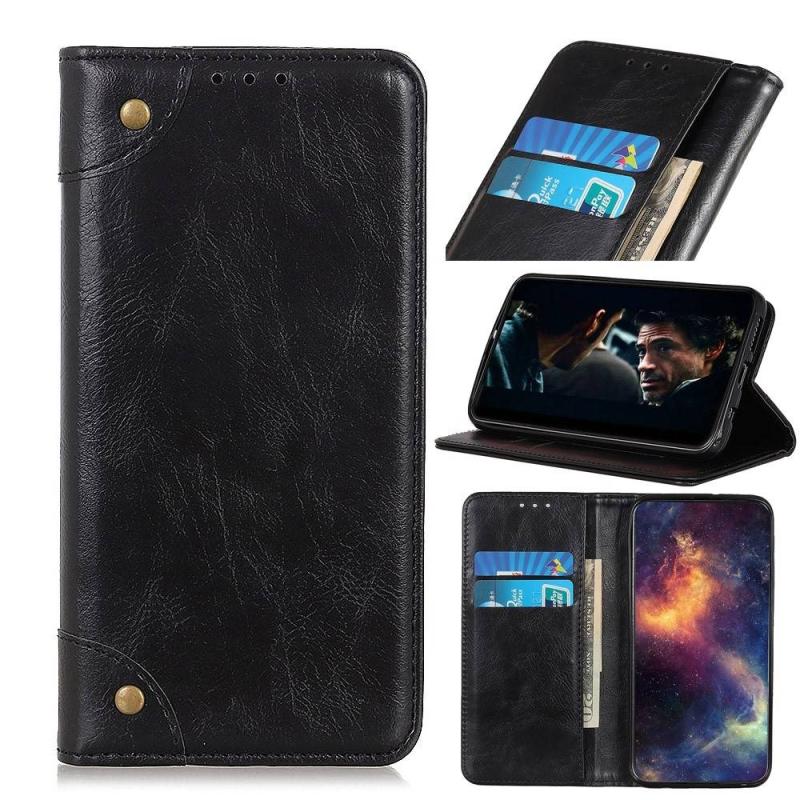 Sony Xperia     Læder Pung   Cover Sort