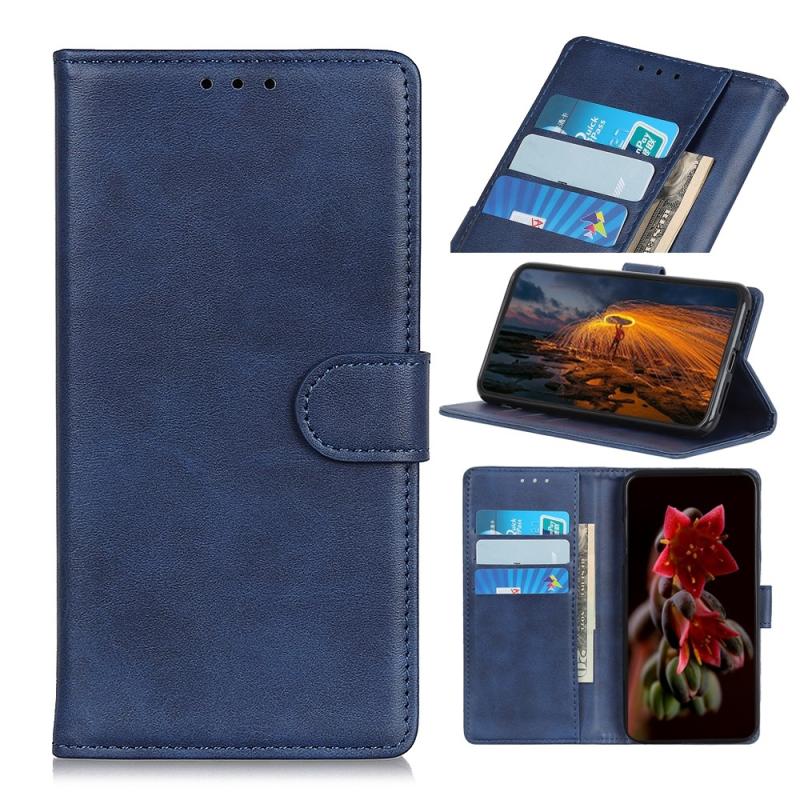 Sony Xperia 10   Classic Læder Cover   Pung Blå