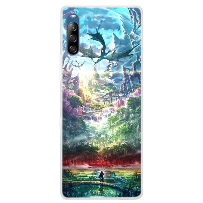 Sony Xperia L4 Gummi Cover Med Printet Design Drømmeland