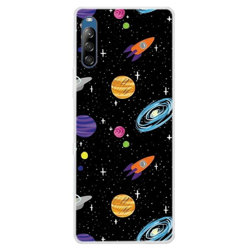 Sony Xperia L4 Gummi Cover Med Printet Design Rummet