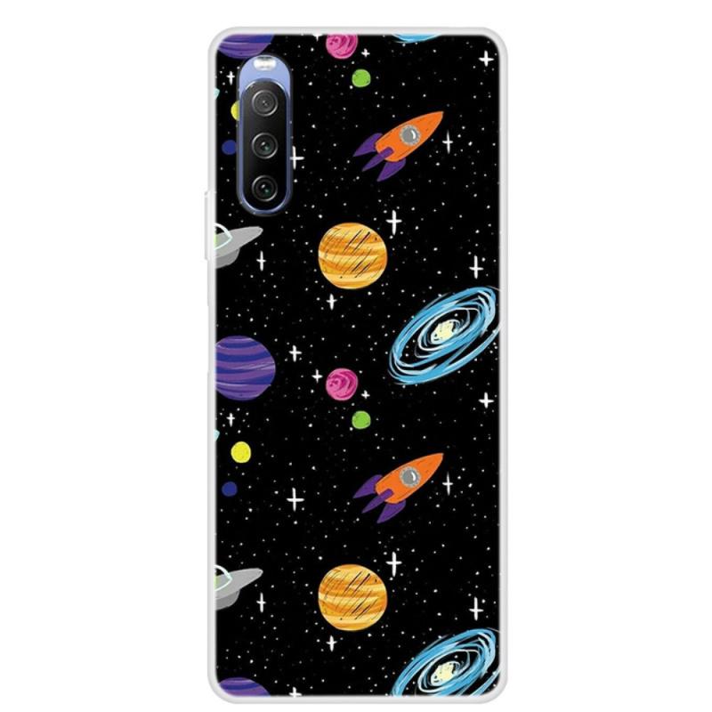 Sony Xperia 10 Iii 5g Gummi Cover Printet Design Interstellar