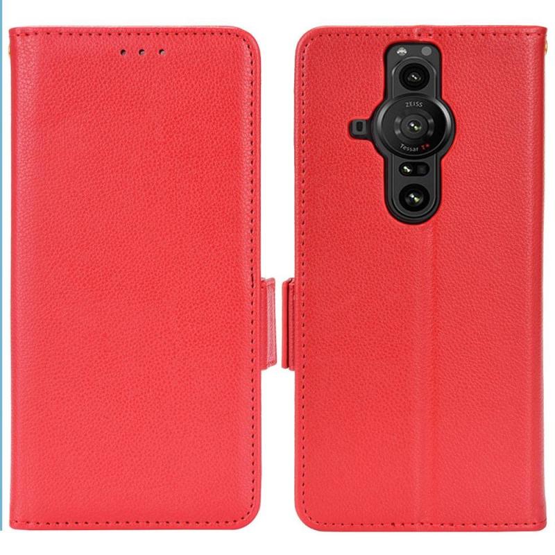 Sony Xperia Pro-  Læder Cover   Pung Rød