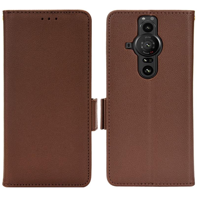 Sony Xperia Pro-  Læder Cover   Pung Brun