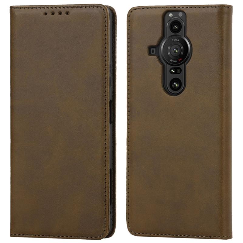 Sony Xperia Pro-  Flip Læder Cover   Pung Mørkegrøn
