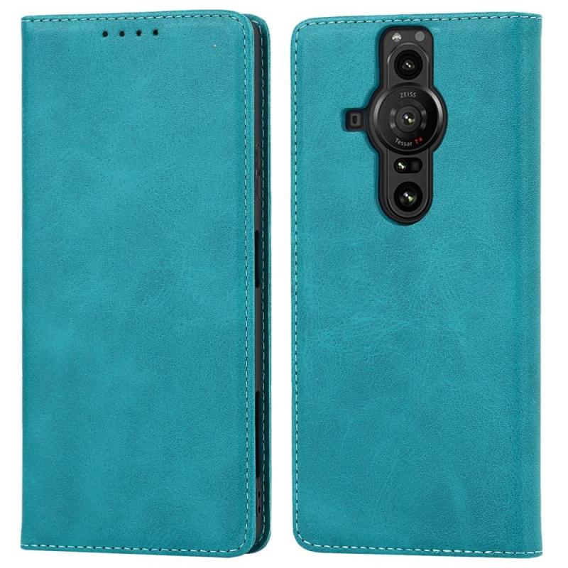 Sony Xperia Pro-  Flip Læder Cover   Pung Blå