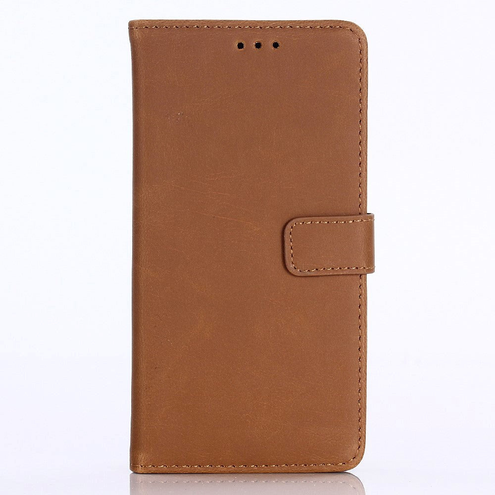 Huawei P20 Lite Læder Cover    Pung Brun