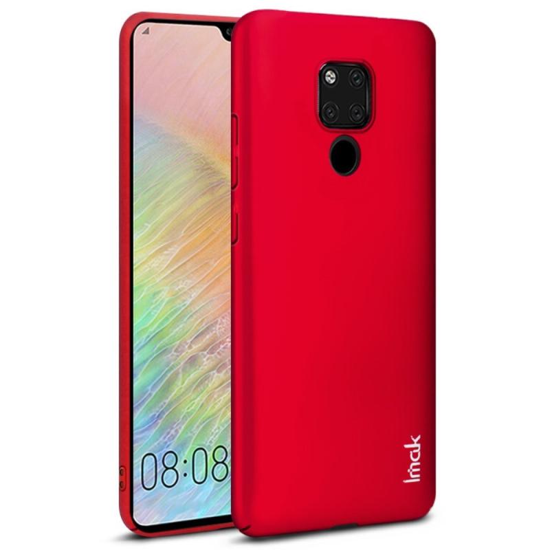 Huawei Mate 20   Imak Plastik Cover   Beskyttelsesfilm Rød