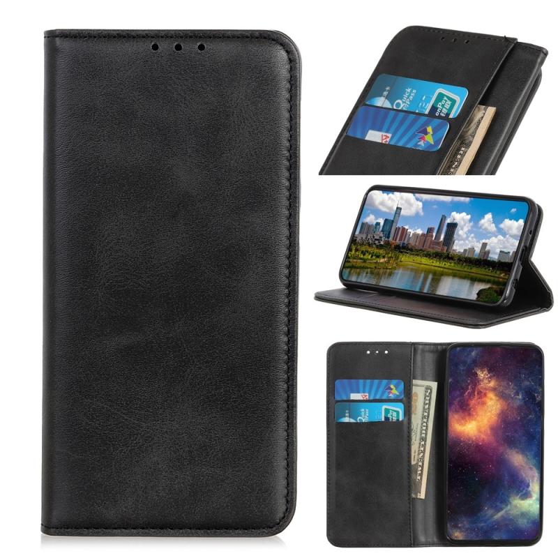Huawei Mate 30 Pro ægte Flip Læder Cover   Pung Sort