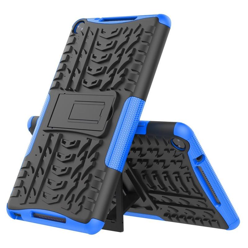 Huawei Mediapad M5 Lite   Håndværker Case Slim  - -  Cover Sort   Blå