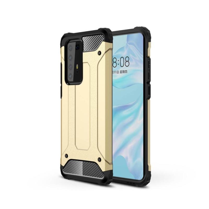 Huawei P40 Pro Armor Guard Hybrid Cover Guld