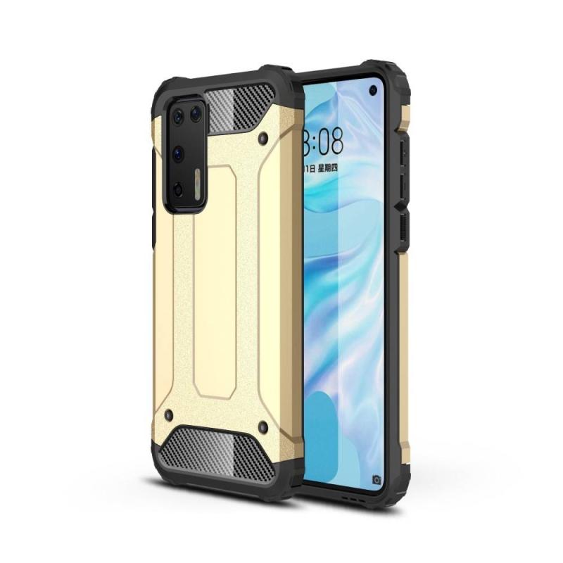 Huawei P40 Armor Guard Hybrid Cover Guld