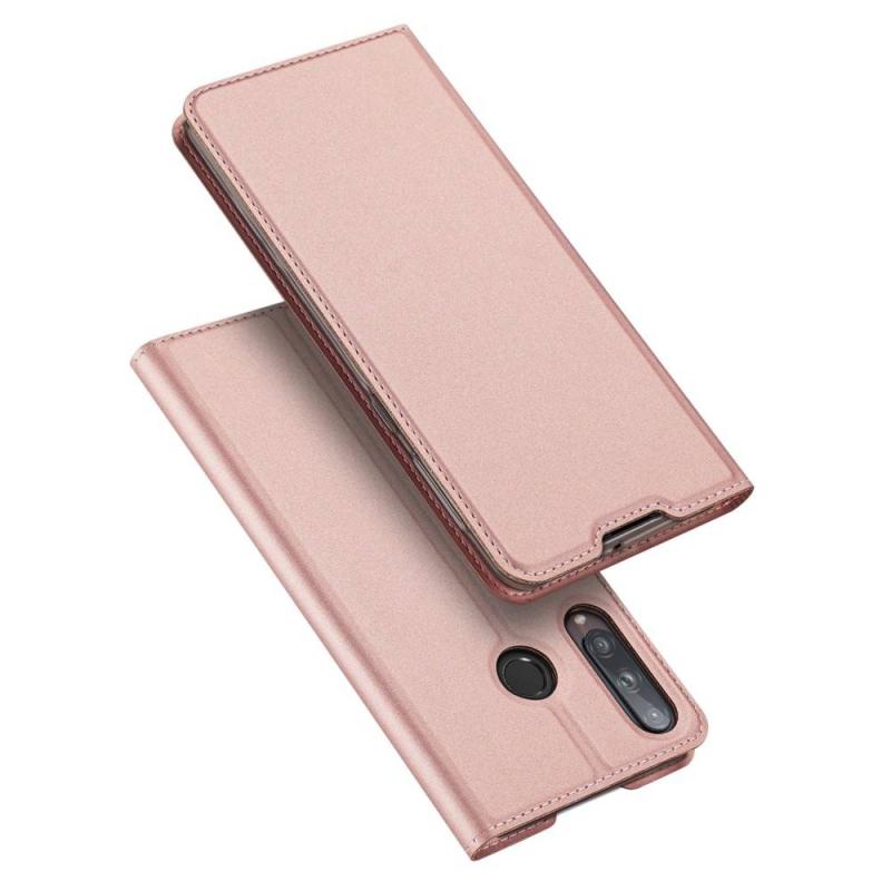 Huawei P40 Lite   Dux Ducis Skin Pro Læder Cover Rosa