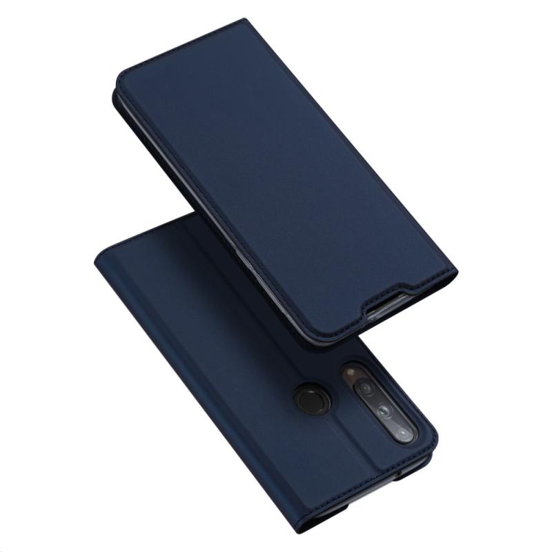 Huawei P40 Lite   Dux Ducis Skin Pro Læder Cover Blå