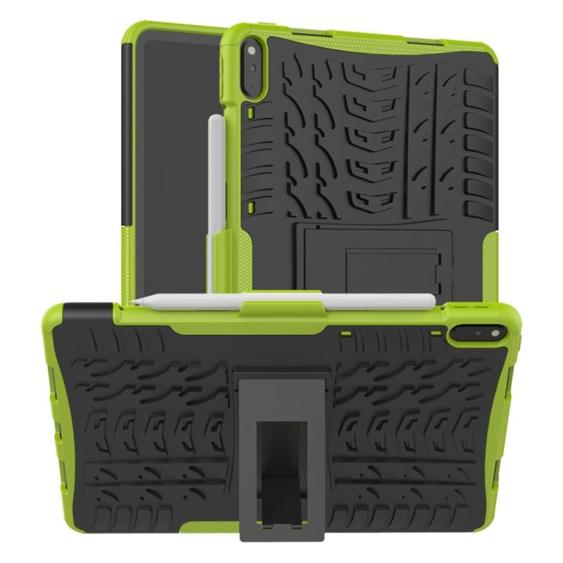 Huawei Matepad Pro 10   Cool Tyre Hybrid Cover Med Kickstand Grøn