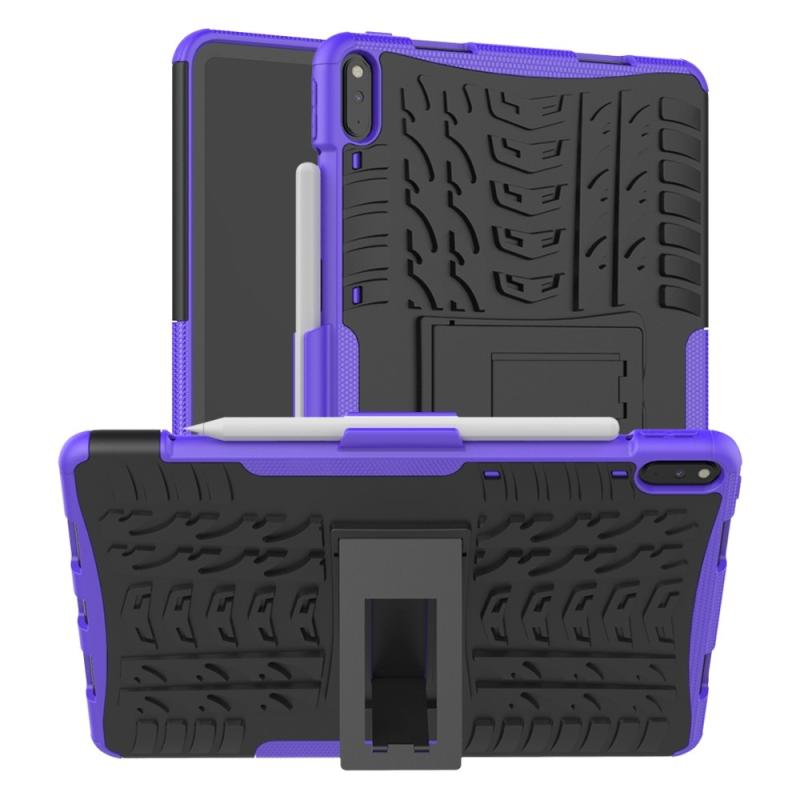 Huawei Matepad Pro 10   Cool Tyre Hybrid Cover Med Kickstand Lilla