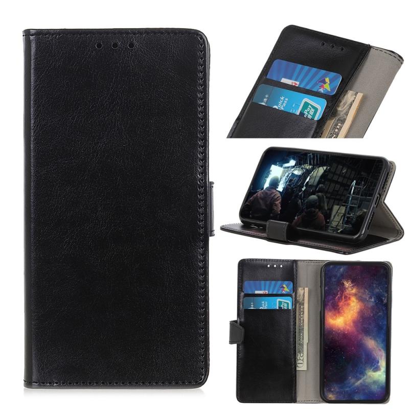 Huawei P40 Lite   Classic Læder Cover   Pung Sort
