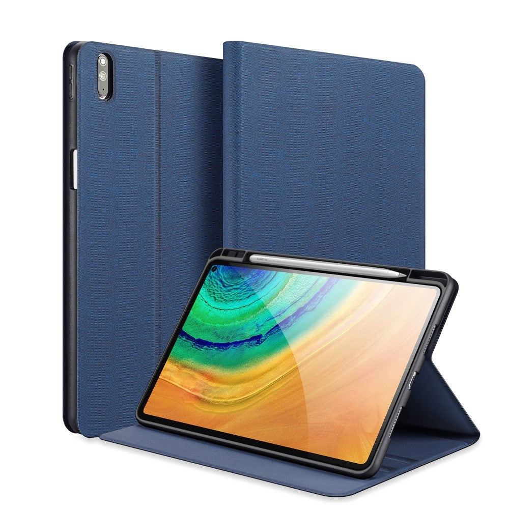 Huawei Matepad Pro 10   39 39  Cover Dux Ducis Domo Series Quality Case Blå
