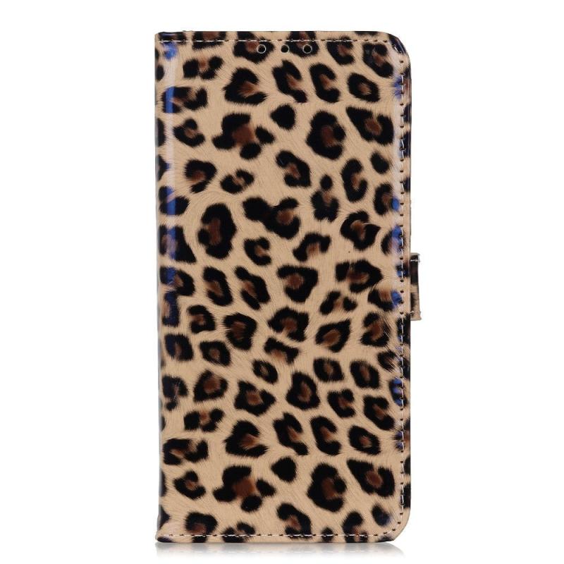 Huawei Honor 9x Lite Blankt Læder Cover    Pung Leopard