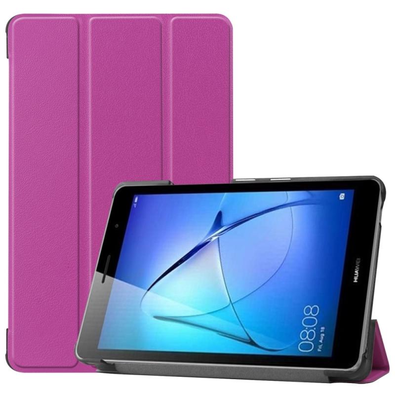 Huawei Matepad T8 Tri-fold Læder Cover Lilla