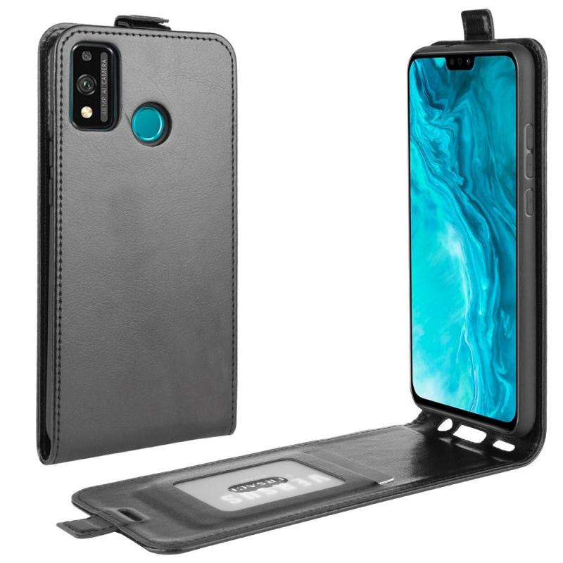Huawei Honor 9x Lite Læder Flip Cover    Kortholder Sort
