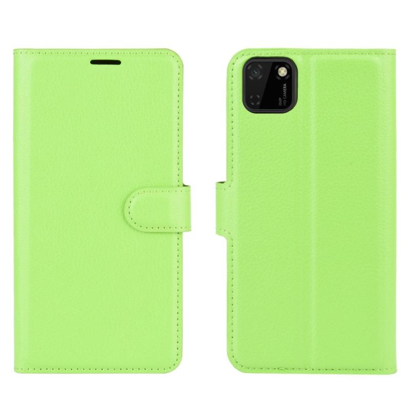 Huawei Y5p Honor 9s Læder Cover   Pung Grøn