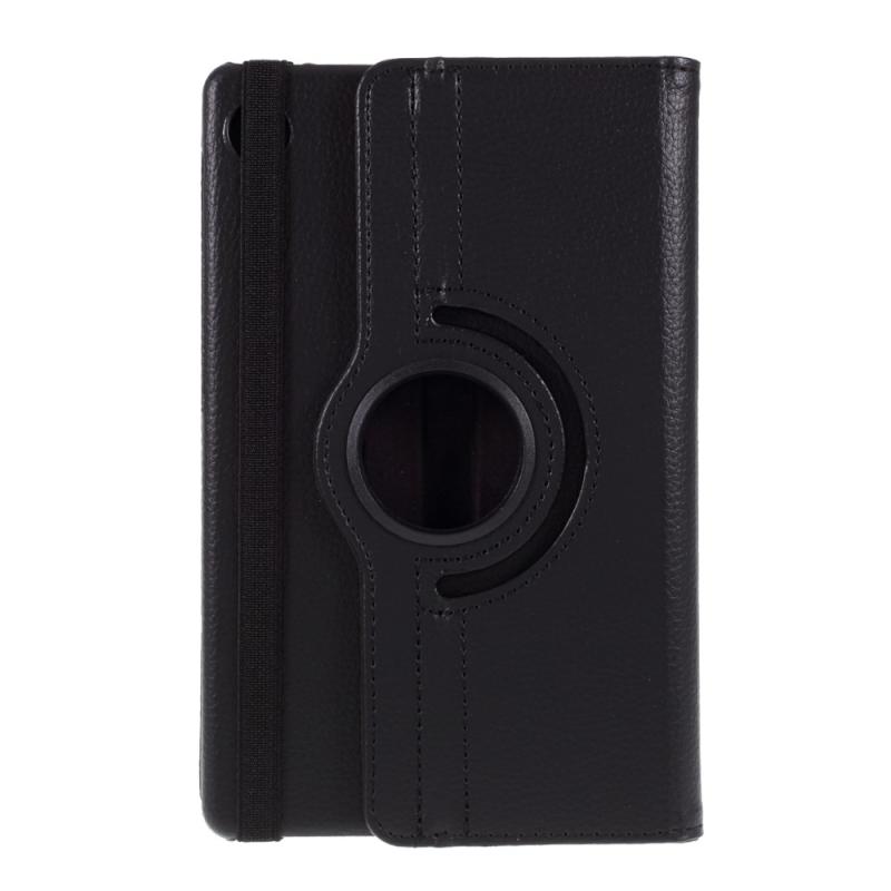 Huawei Matepad T8 Læder Cover- 360 Grader Roterbar Sort