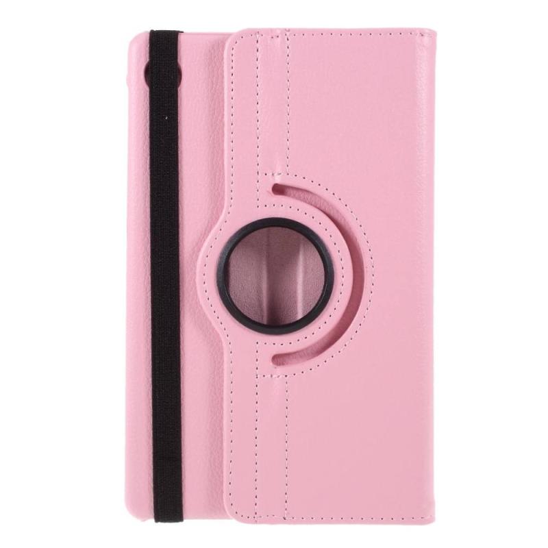Huawei Matepad T8 Læder Cover- 360 Grader Roterbar Pink