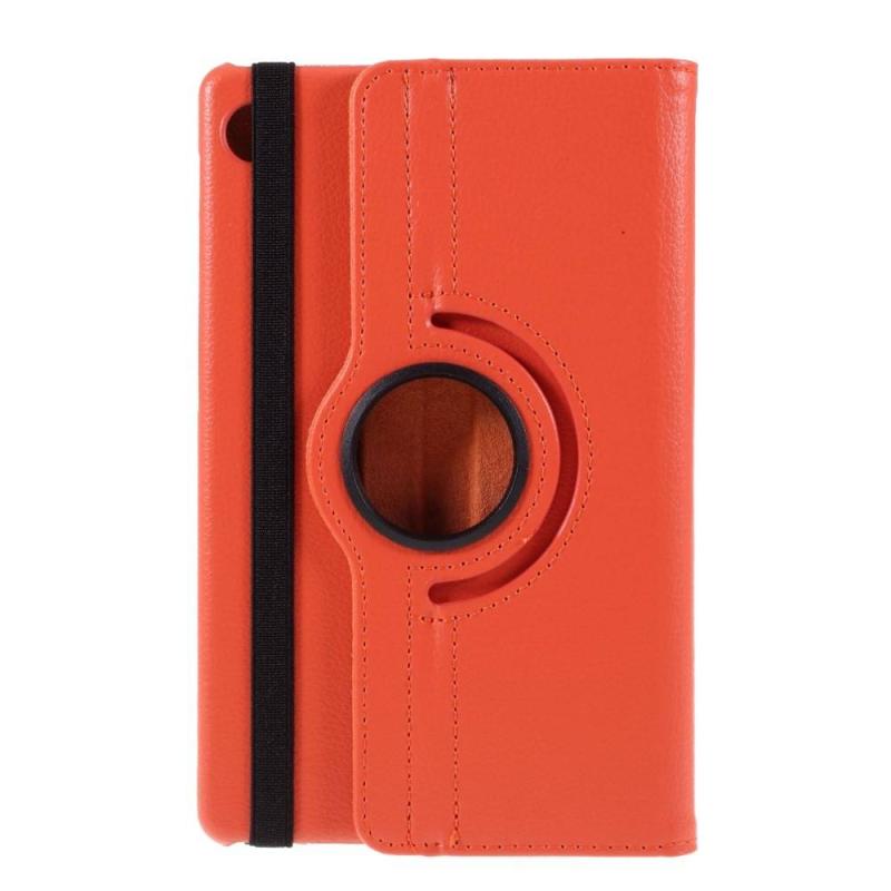 Huawei Matepad T8 Læder Cover- 360 Grader Roterbar Orange