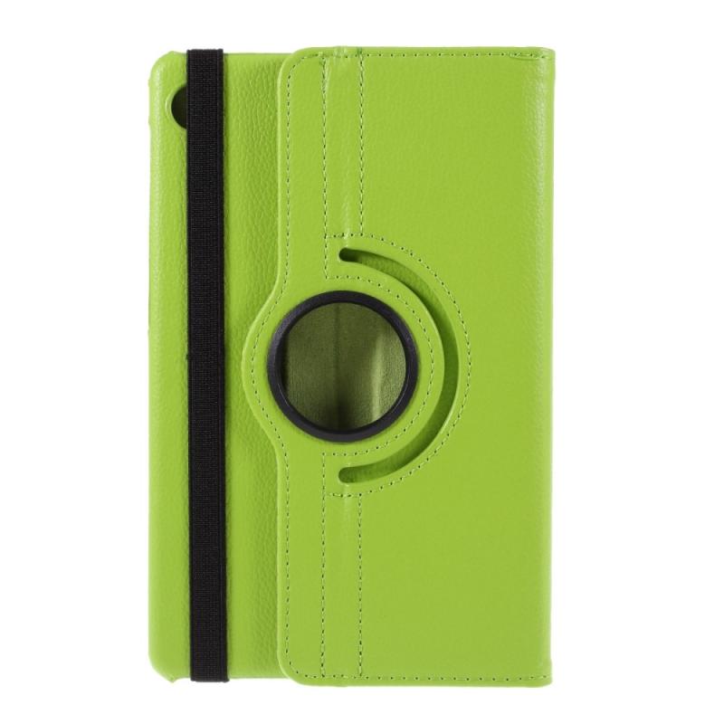 Huawei Matepad T8 Læder Cover- 360 Grader Roterbar Grøn