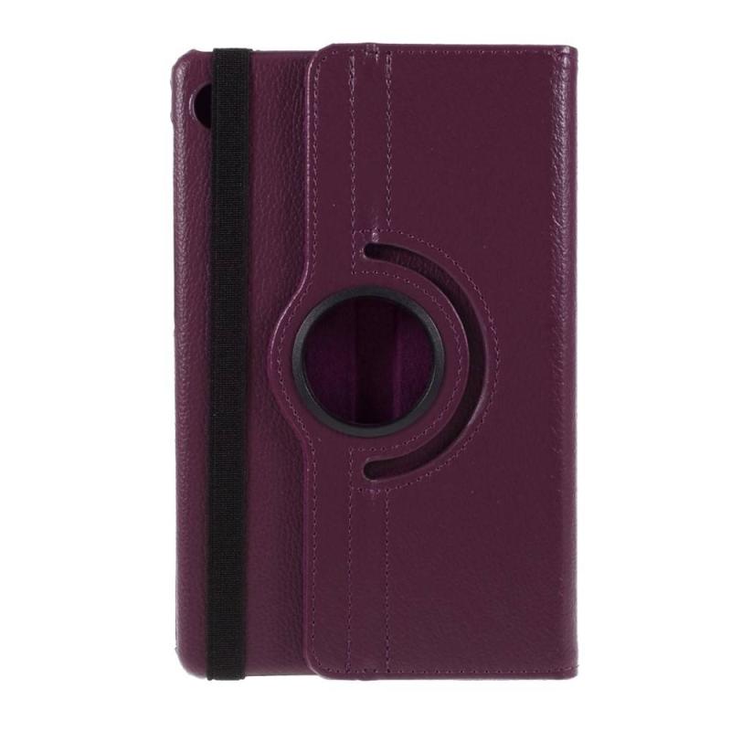Huawei Matepad T8 Læder Cover- 360 Grader Roterbar Lilla