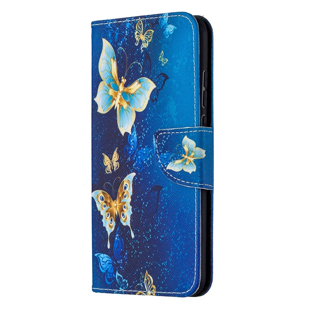 Huawei Honor 9x Lite Cover    Pung Blå Sommerfugle