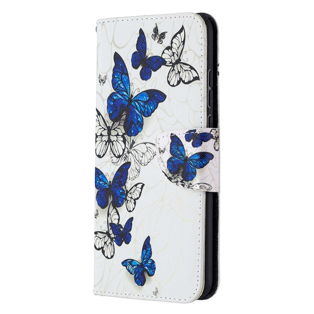 Huawei Honor 9x Lite Læder Cover    Pung Sommerfugle Sværm