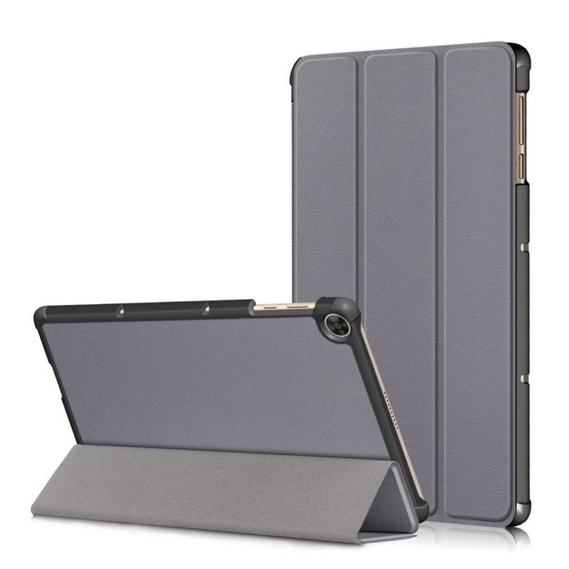 Huawei Matepad T10s Tri-fold Læder Cover Grå