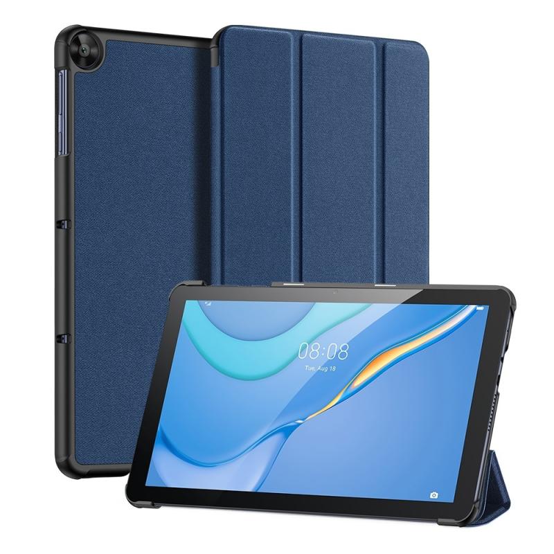 Huawei Matepad T10 T10s Dux Ducis Læder Tri-fold Cover Blå