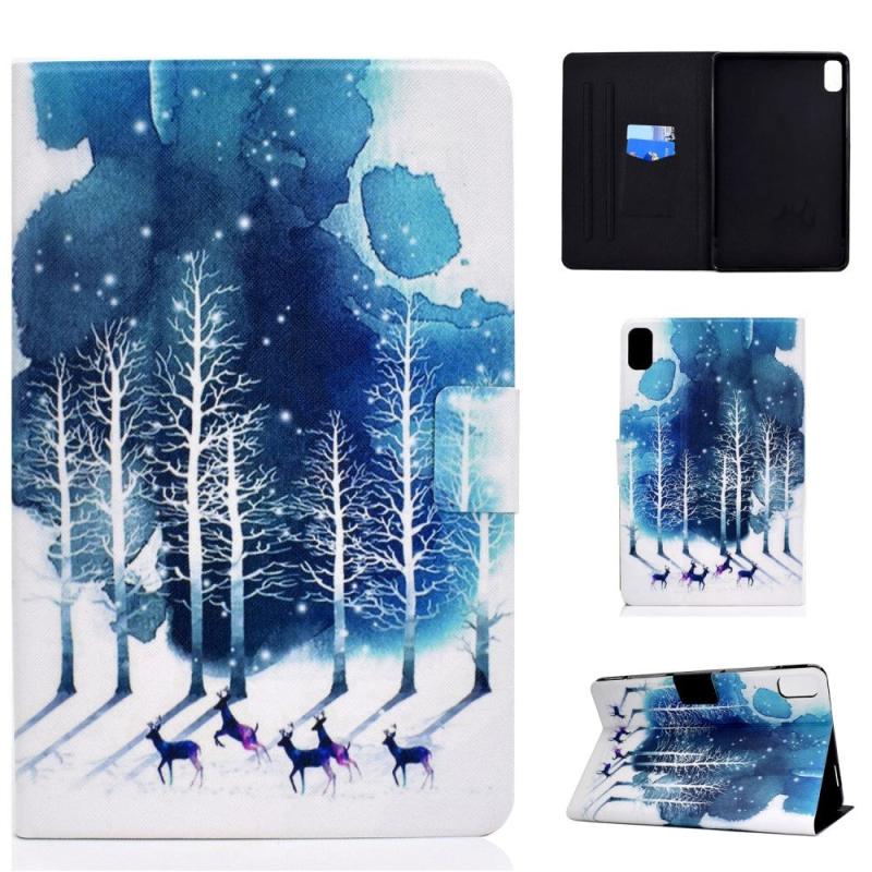 Huawei Matepad 10   Quot  Flip Cover    Kortholder   Ståfunktion Vinterskov