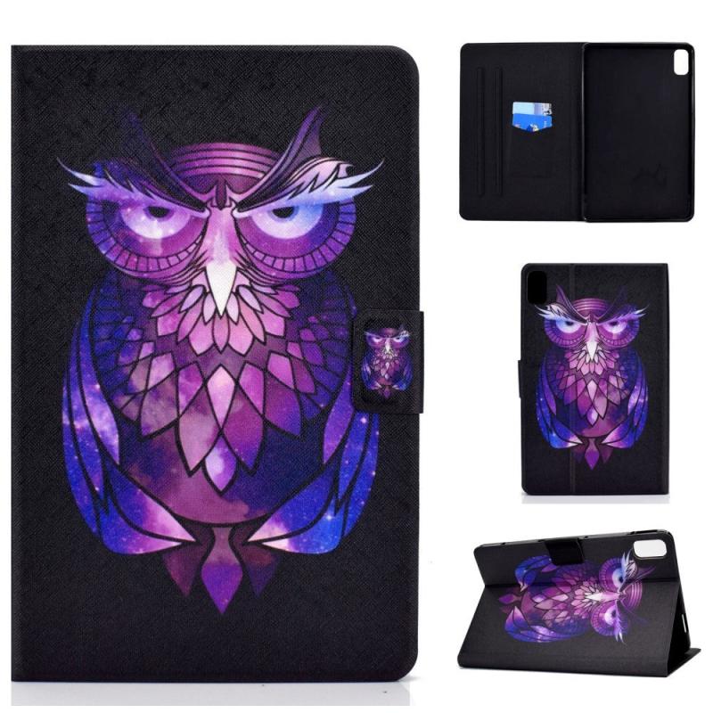 Huawei Matepad 10   Quot  Flip Cover    Ståfunktion   Kortholder Ugle