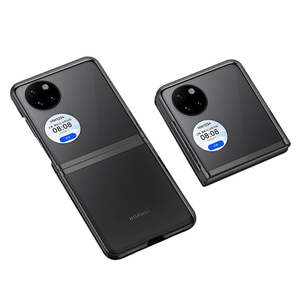 Huawei P50 Pocket Hårdt Plastik Cover Gennemsigtig