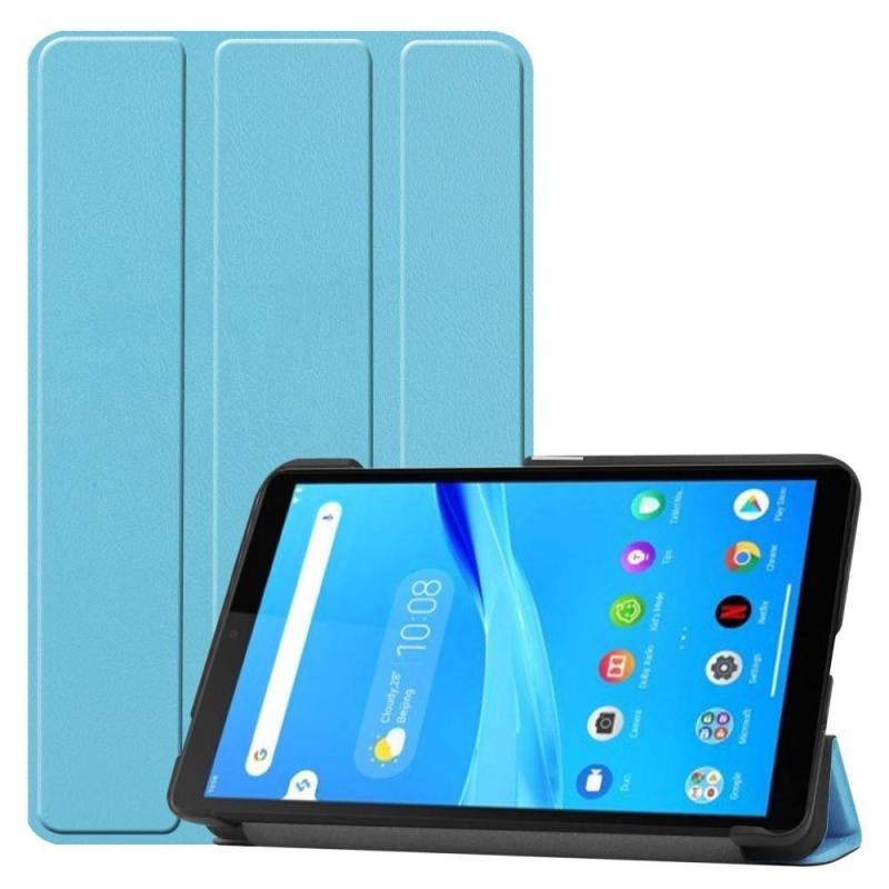 Lenovo Tab M7  -7305 Tri-fold Læder Cover Lyseblå