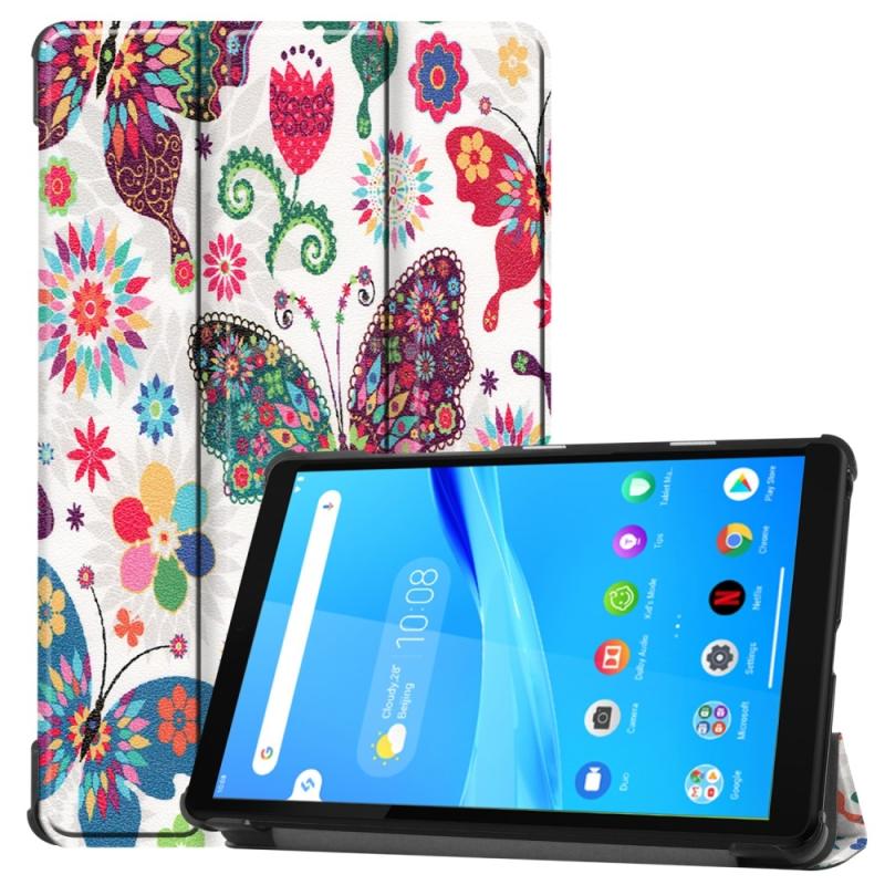 Lenovo Tab M8  -8505 Tri-fold Læder Cover Sommerfugl