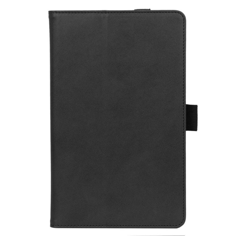Lenovo Tab M8  2nd  Gen  Læder Flip Cover Med Kortholder   Ståfunktion Sort