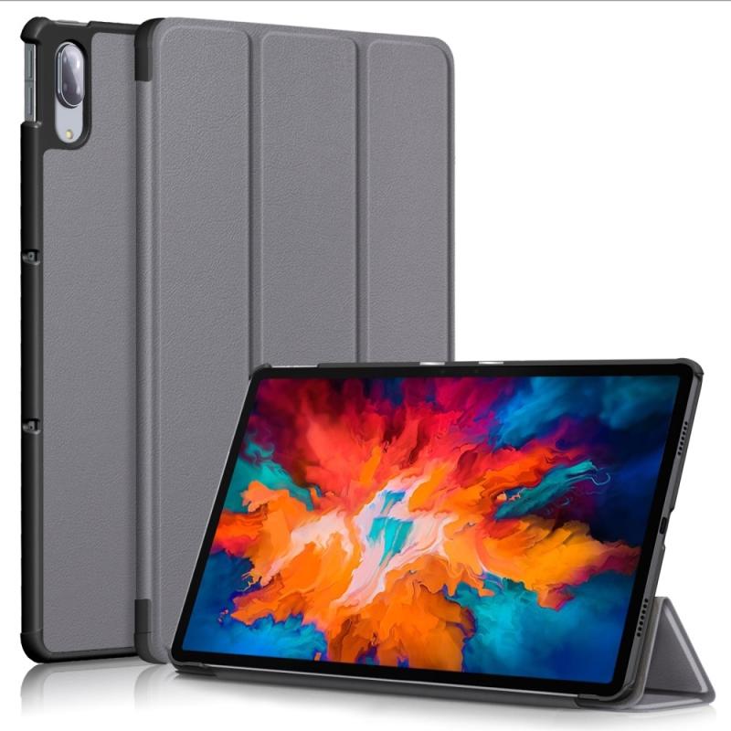Lenovo Tab P11 Pro  -j706f Tri-fold Læder Cover Wake   Sleep Funktion Grå