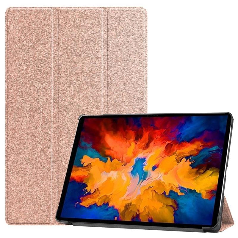Lenovo Tab P11 Pro  -j706f Tri-fold Læder Cover   Taske Rosa Guld