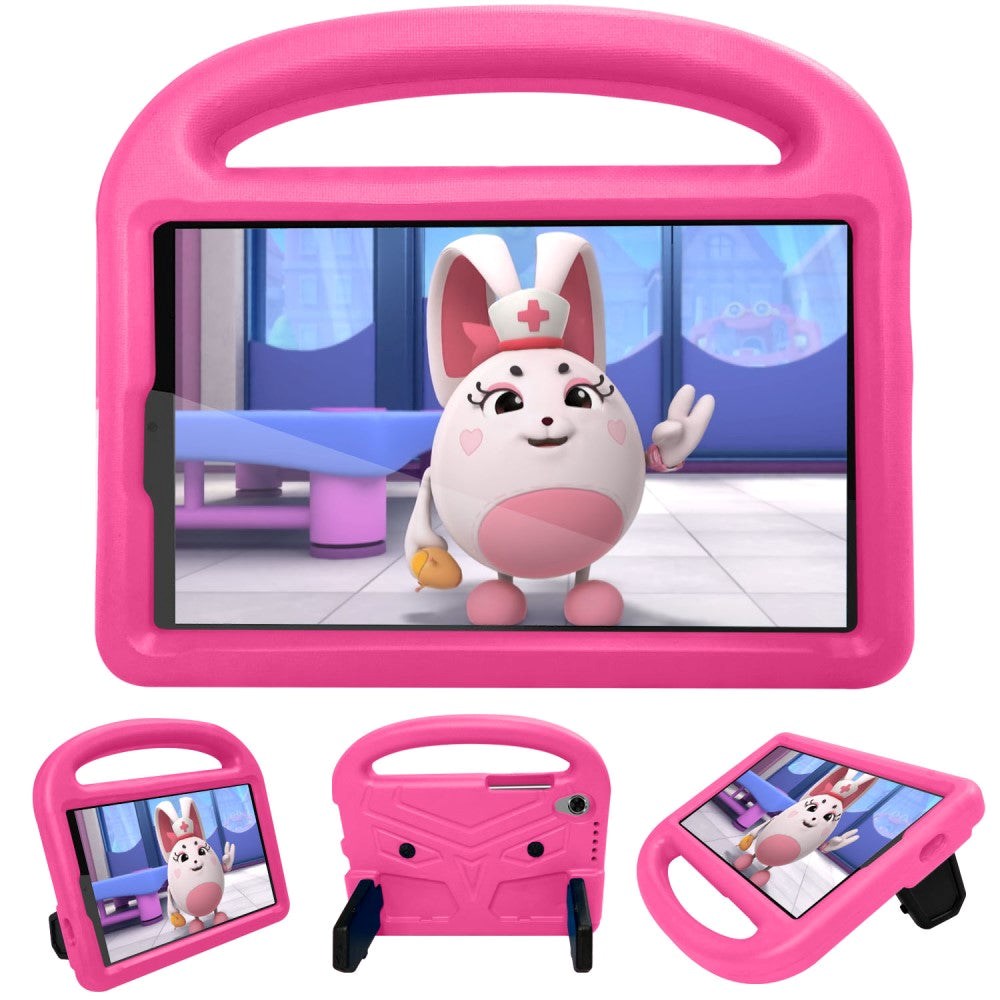 Lenovo Tab M8  2nd Gen    Quot  Børne Cover    Ståfunktion Pink
