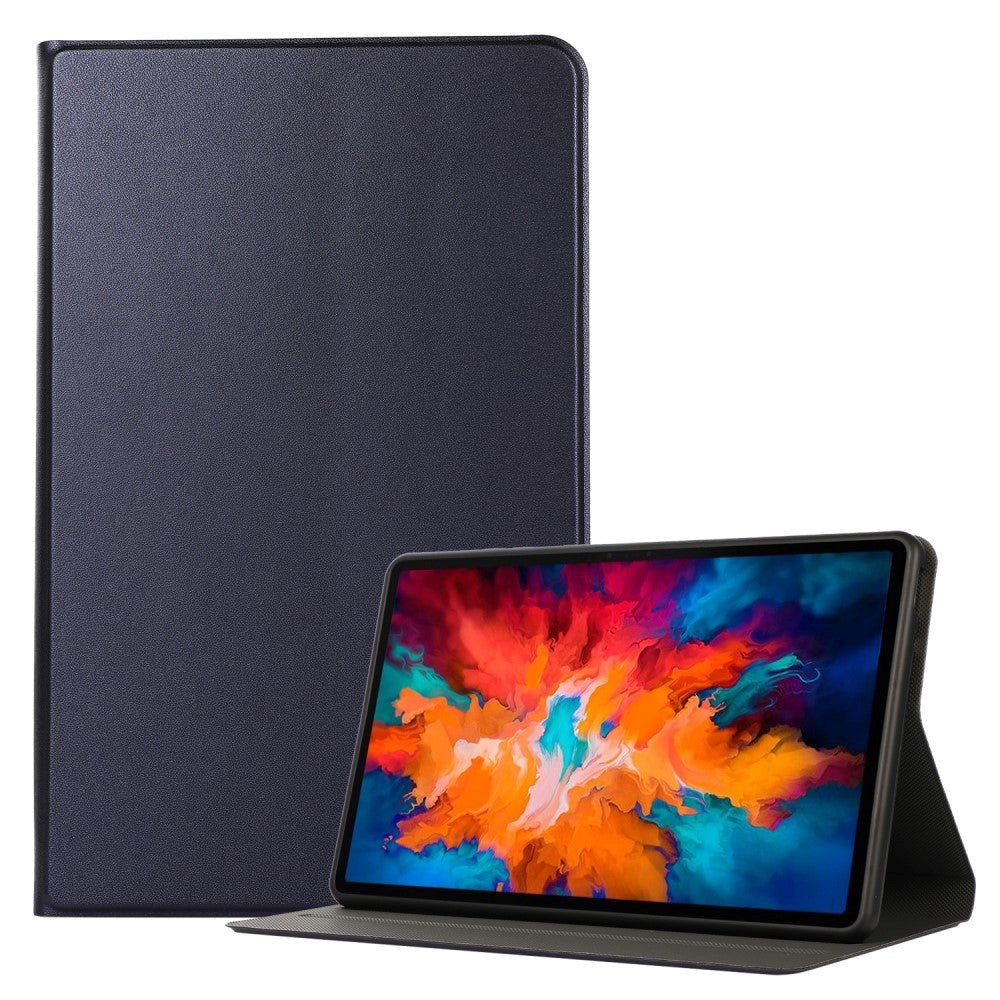 Lenovo Tab M8  2nd Gen    Quot  Blankt Flip Cover    Ståfunktion Mørkeblå