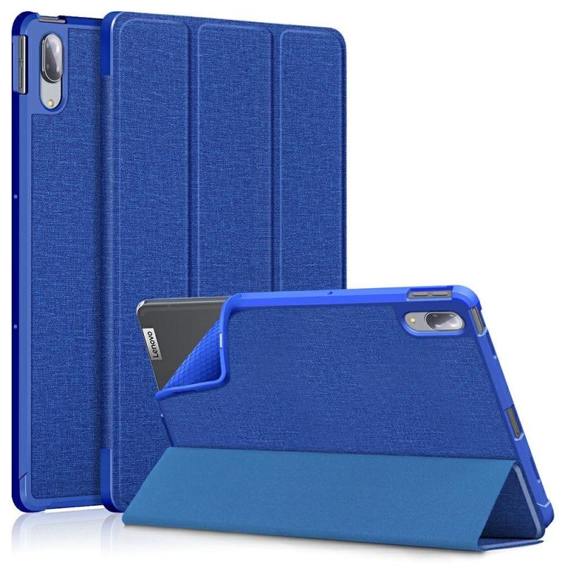 Lenovo Tab P11 Pro Stofbetrukket Flip Cover Blå