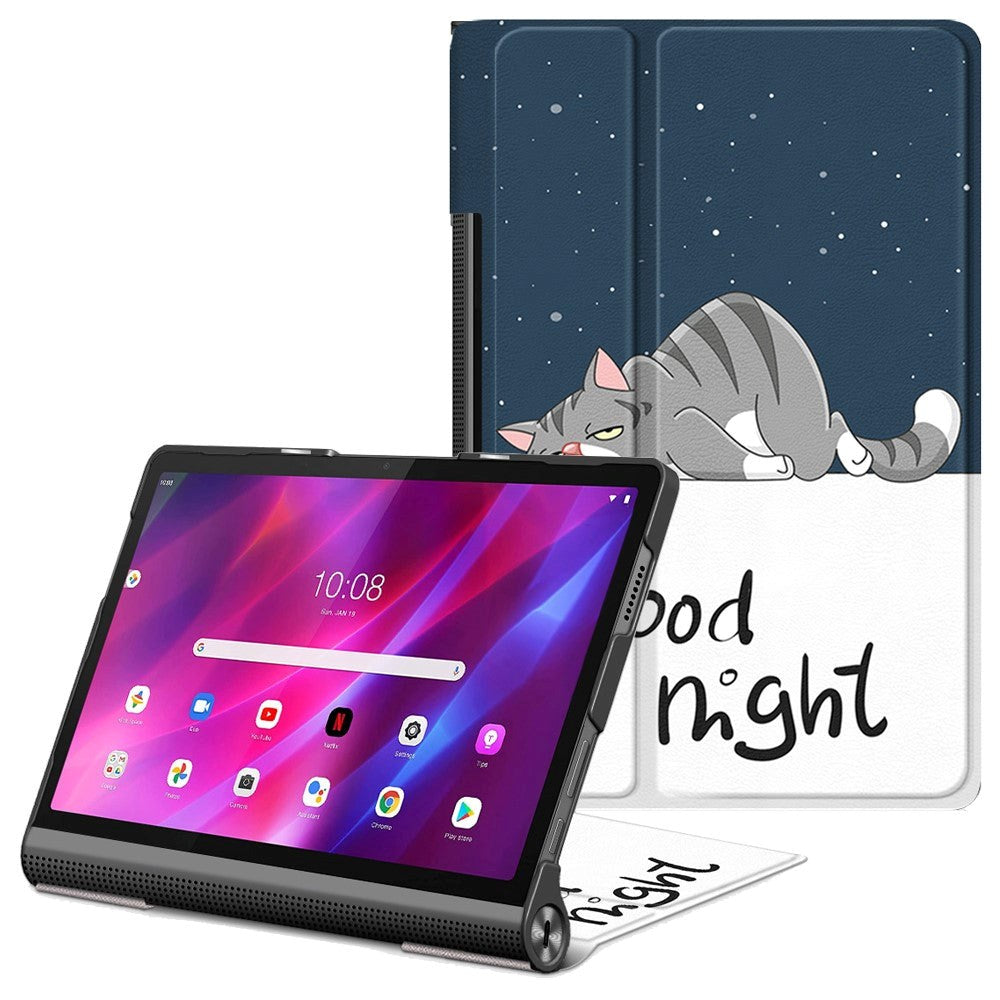 Lenovo Yoga Tab 11 Læder Cover Med Ståfunktion  Quot Good Night Quot