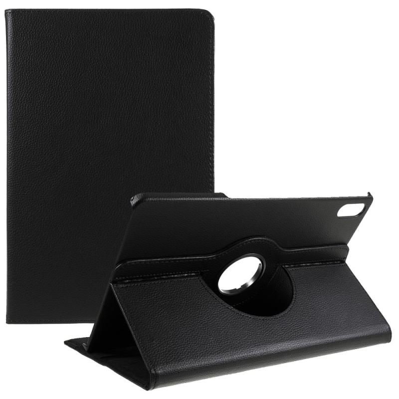 Lenovo Tab P12 Pro Læder Cover 360 Grader Roterbar Sort