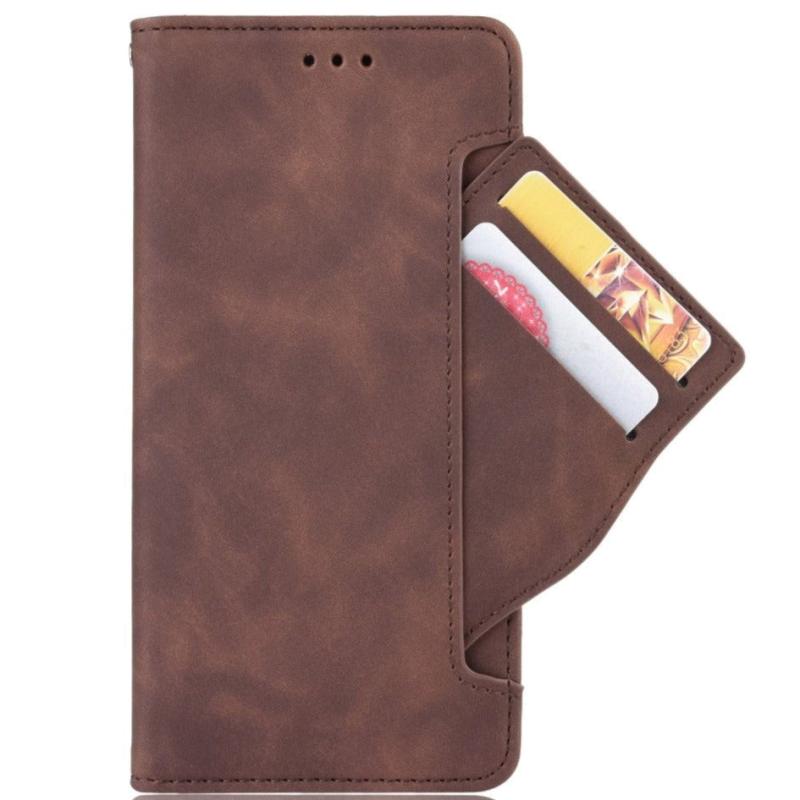 Motorola Moto   Stylus  2022  Blødt Læder Flip Cover    Pung Brun