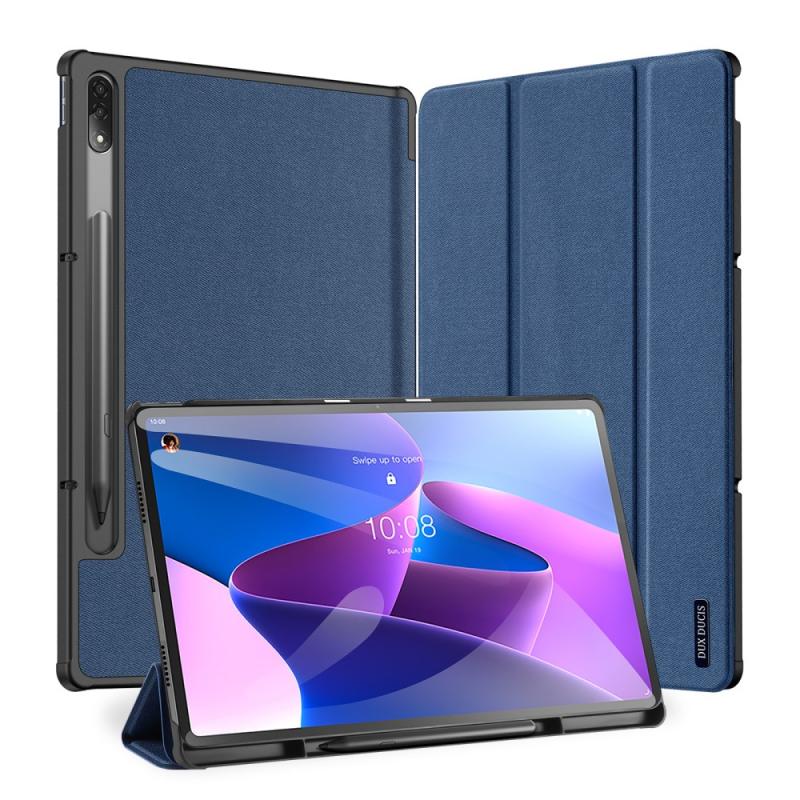 Lenovo Tab P12 Pro Dux Ducis Domo Series Tri-fold Smart Cover Blå